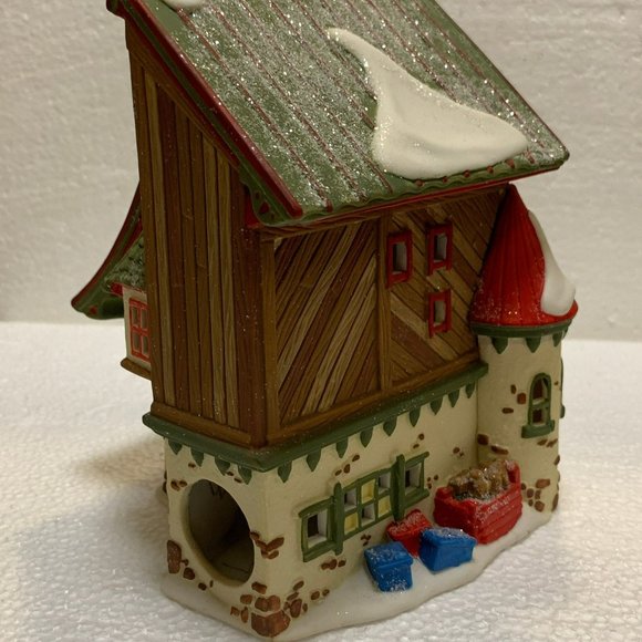 Dept 56 Gift Wrap & Ribbons - North Pole Village Christmas Building - 1996 - Picture 10 of 12